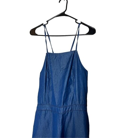 Abercrombie & Fitch Lace Up‎ Back Straight Leg Jumpsuit Size 4 NWT - Picture 2 of 11